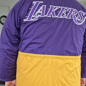 Lakers Purple and Gold Men's Bomber Jacket